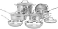 77-11G Chef’s Classic 11-Piece Stainless Steel Cookware Set